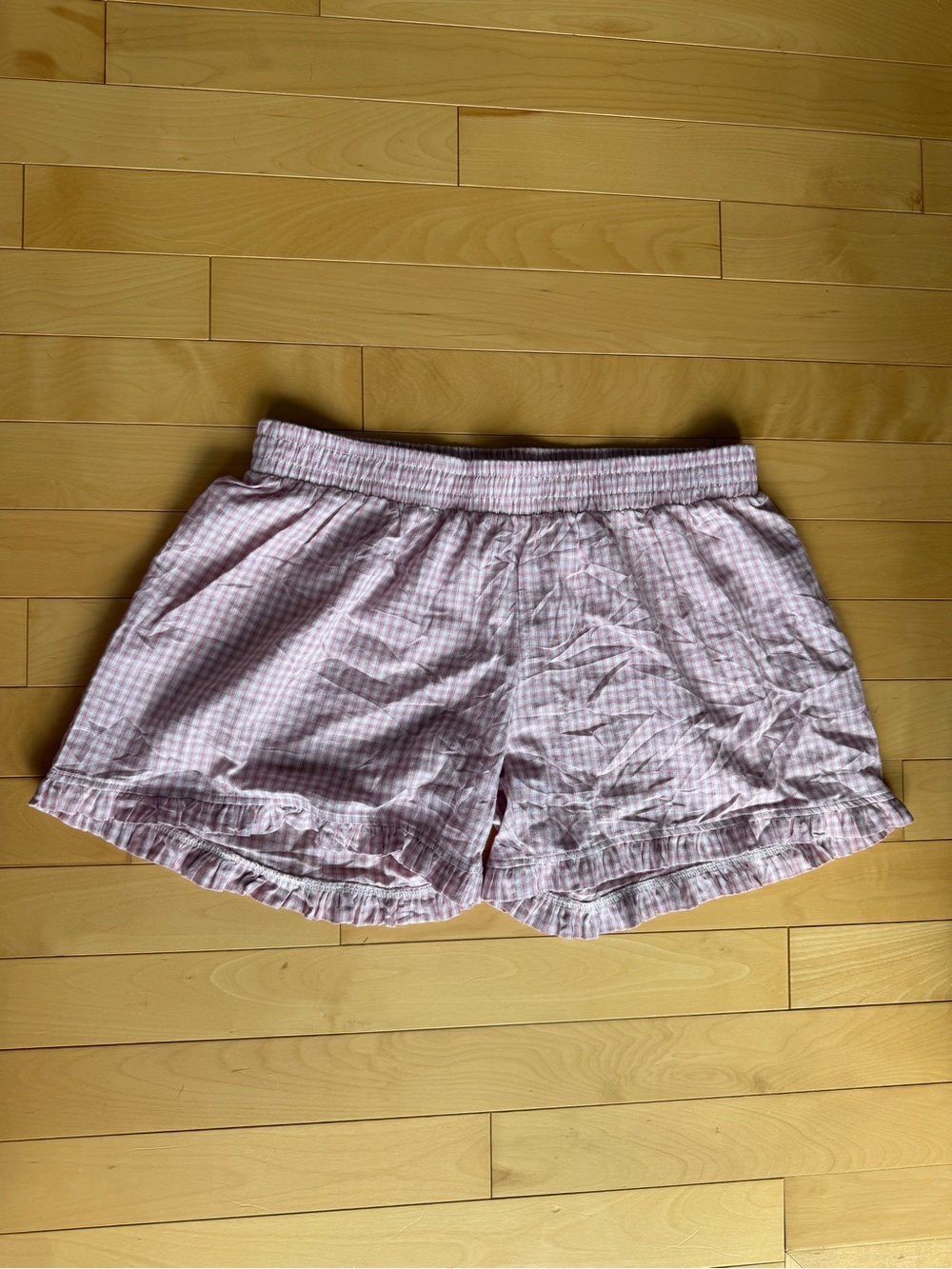 Sonderhaus BOXER SHORTS IN PINK PLAID size XS - Picture 6 of 6
